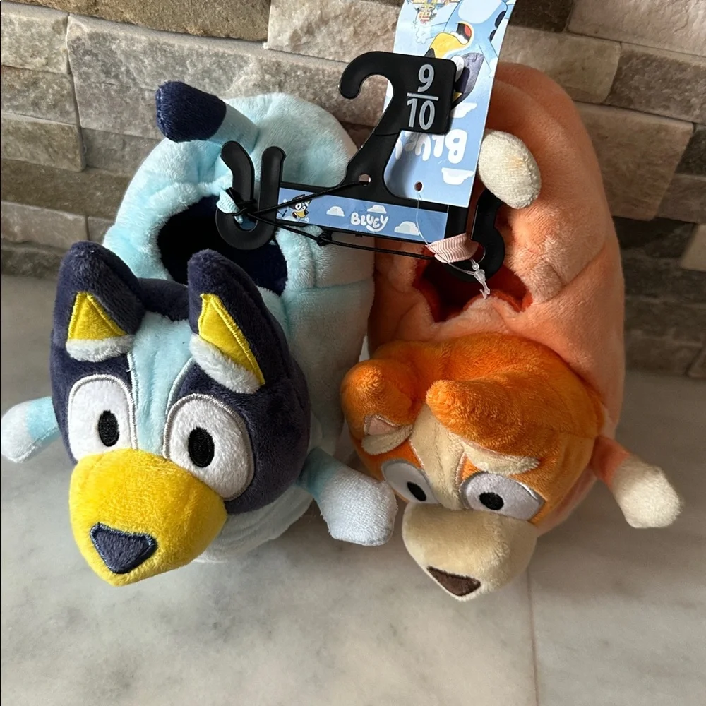 Bluey Toddler 3D Characters Slippers Size 9-10